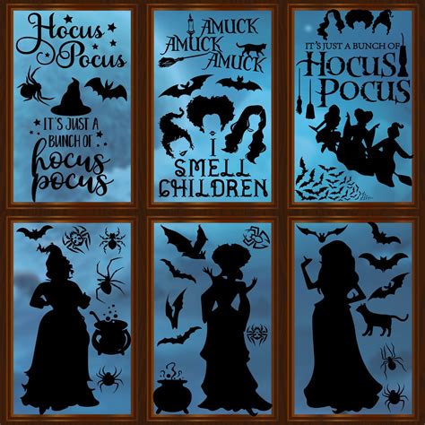 Hocus pocus witch silhouette
